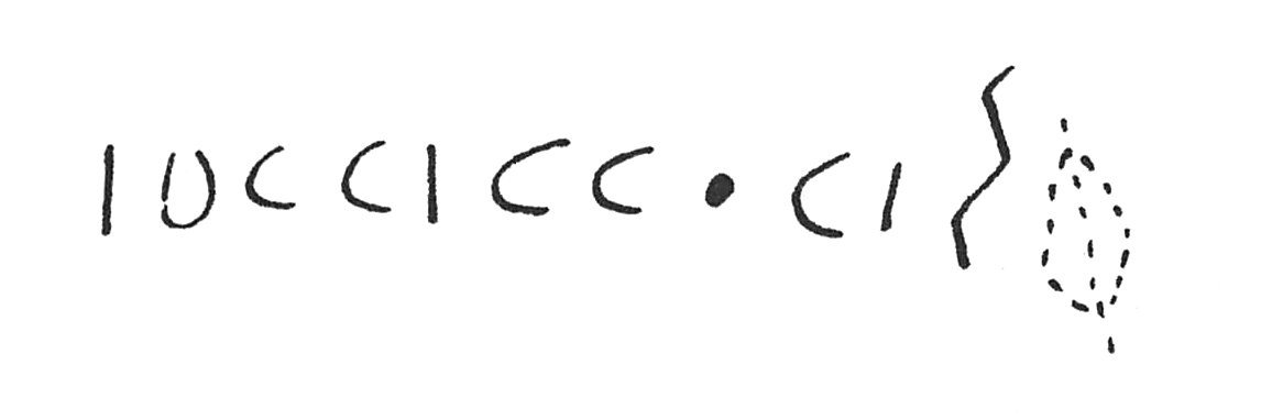 inscription of siglum C 1360