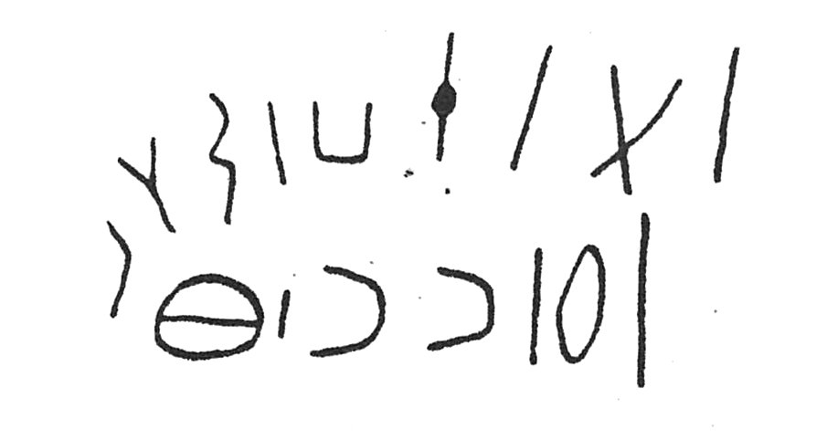 inscription of siglum C 1387