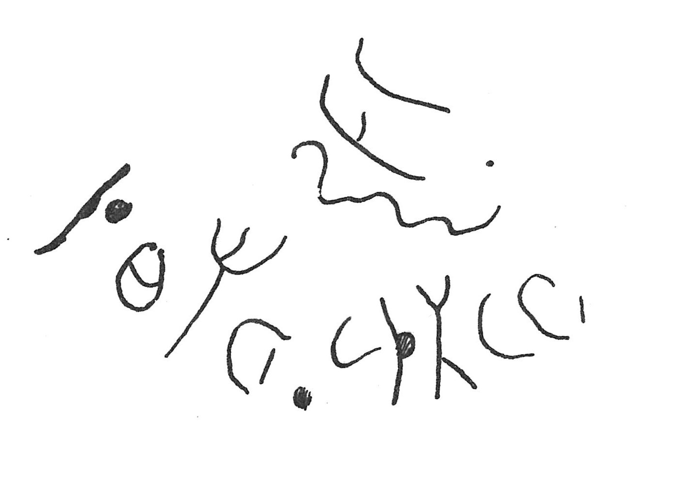 inscription of siglum C 1427