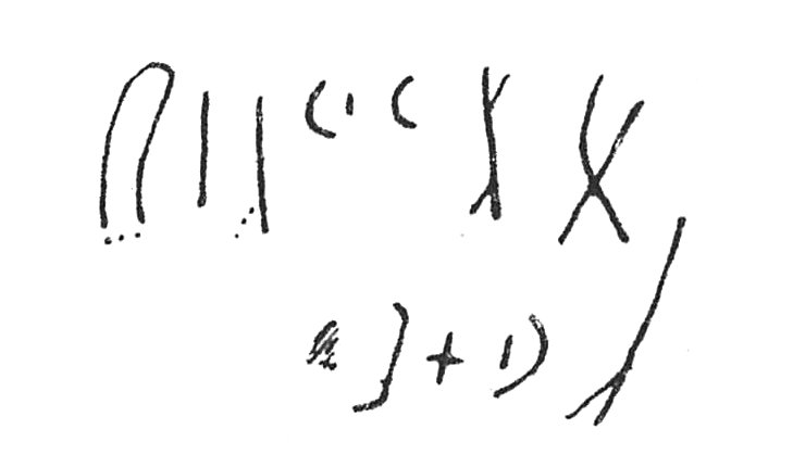 inscription of siglum C 1443