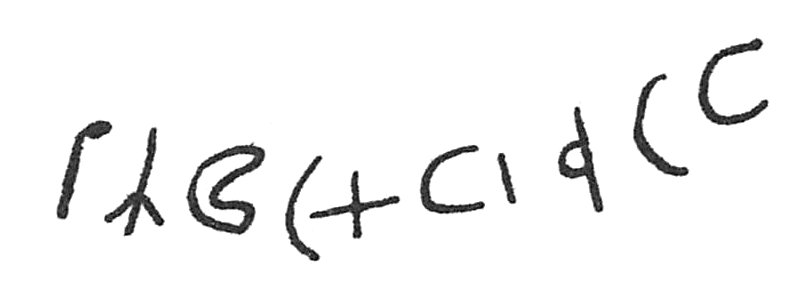inscription of siglum C 1508