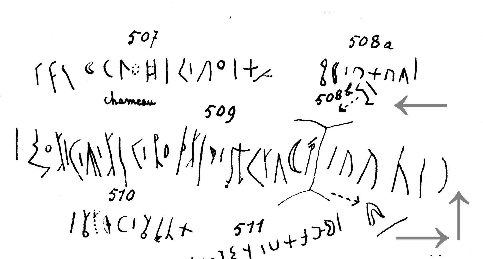 inscription of siglum C 1560