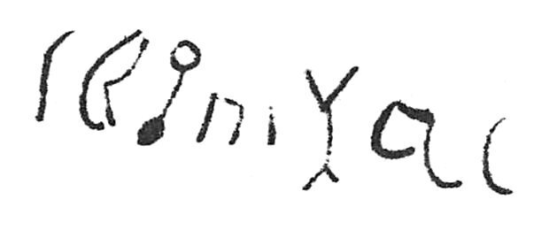 inscription of siglum C 1567