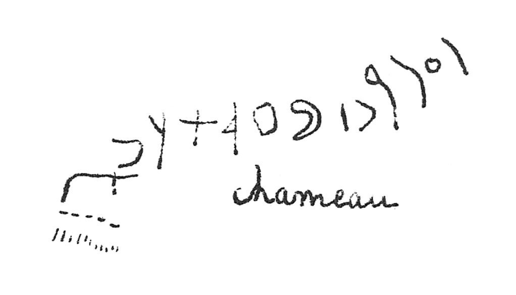 inscription of siglum C 1572
