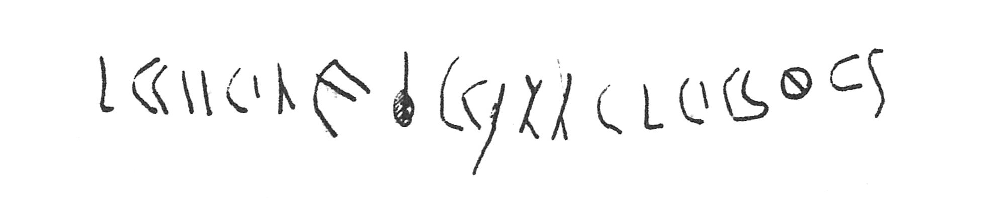 inscription of siglum C 1582