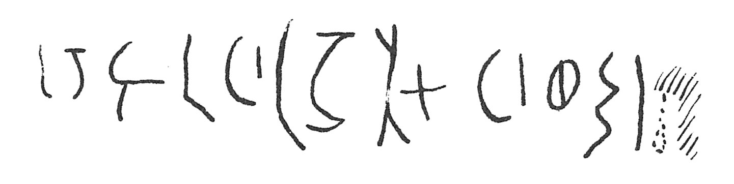 inscription of siglum C 1583