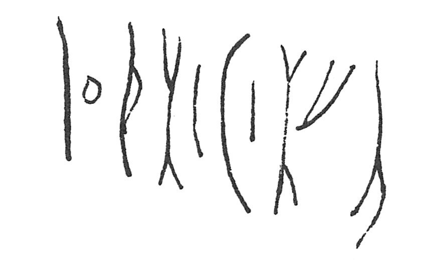 inscription of siglum C 1597