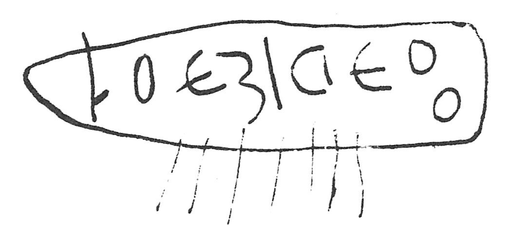 inscription of siglum C 1606
