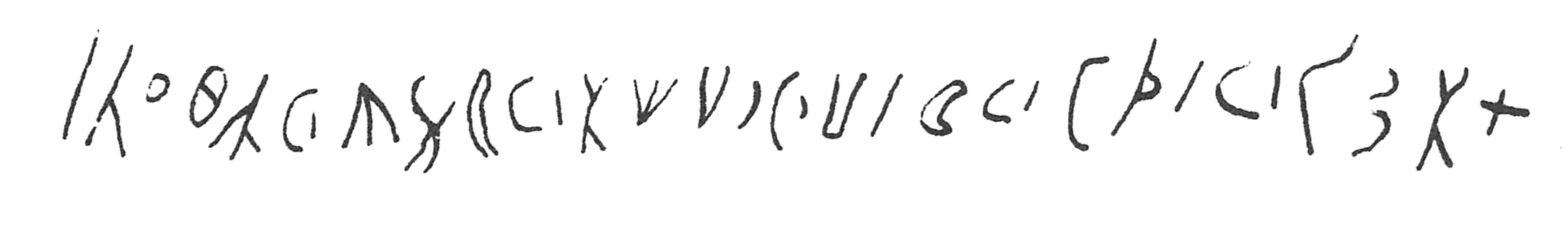 inscription of siglum C 1608