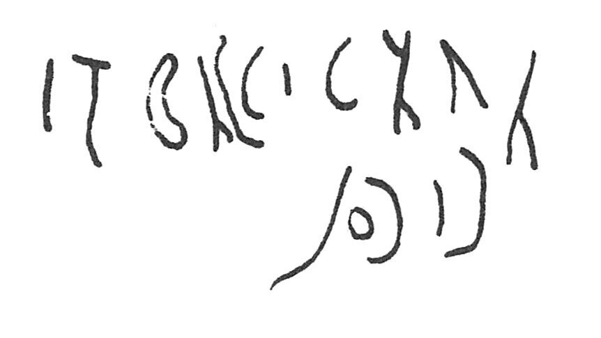 inscription of siglum C 1610