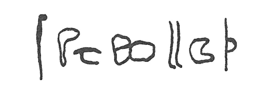 inscription of siglum C 1611