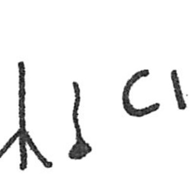 inscription of siglum C 164