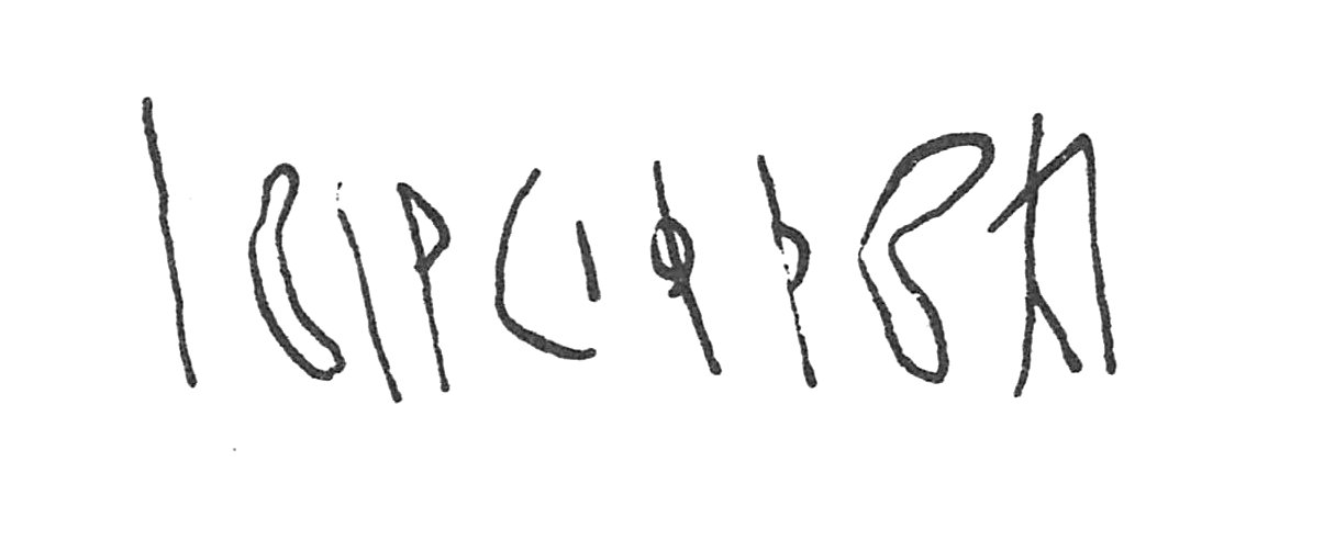 inscription of siglum C 1654