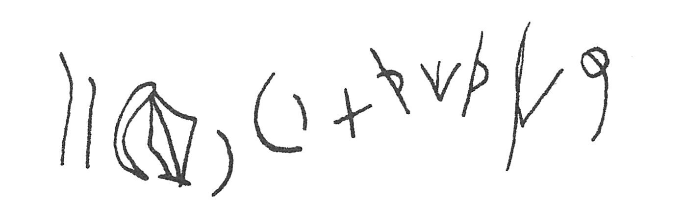 inscription of siglum C 1678