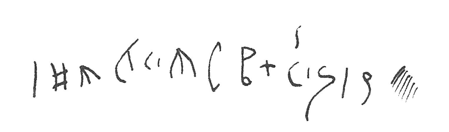 inscription of siglum C 1680