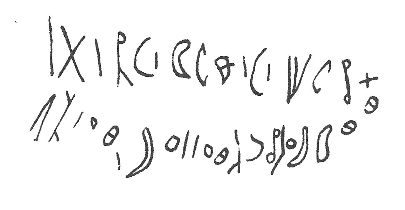 inscription of siglum C 1689