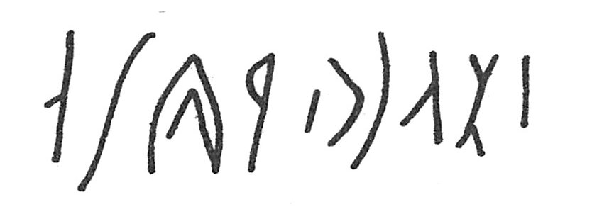 inscription of siglum C 170