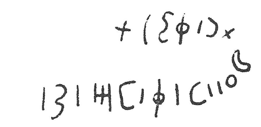 inscription of siglum C 1705