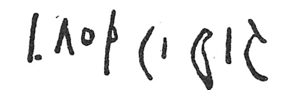 inscription of siglum C 1798