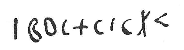 inscription of siglum C 1804