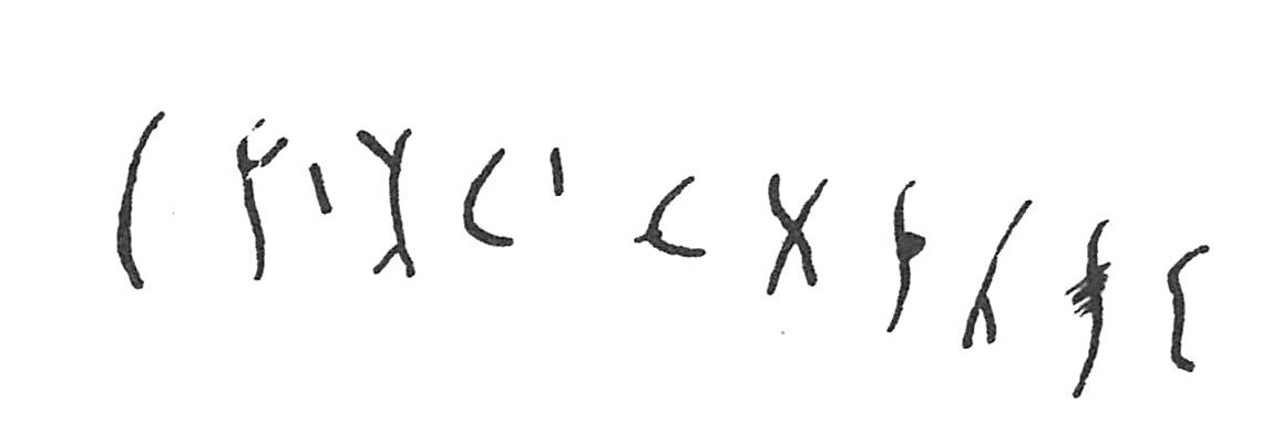 inscription of siglum C 1850