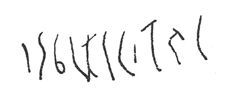 inscription of siglum C 1899