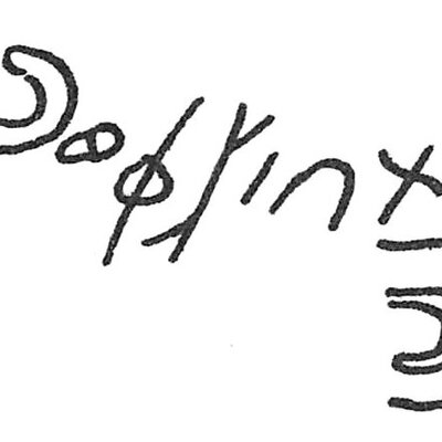 inscription of siglum C 190