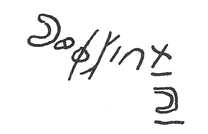 inscription of siglum C 190