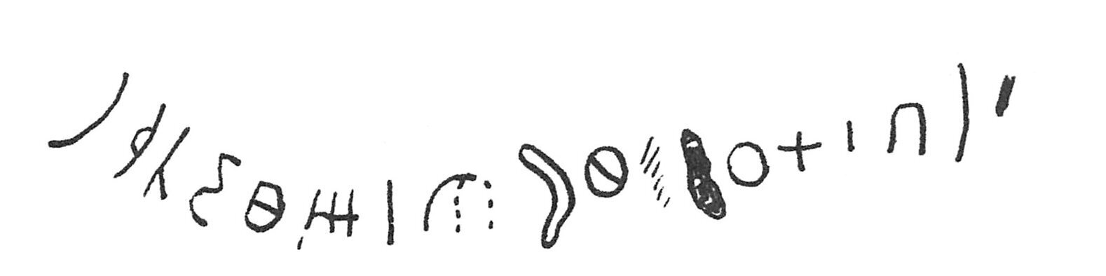 inscription of siglum C 1900
