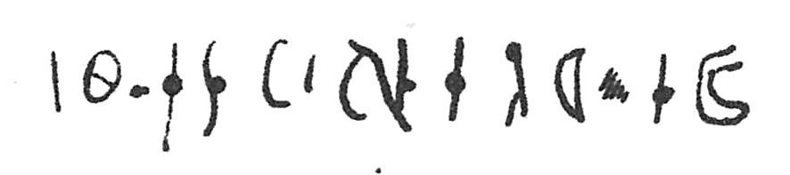 inscription of siglum C 1901