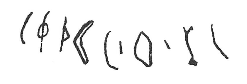 inscription of siglum C 1903
