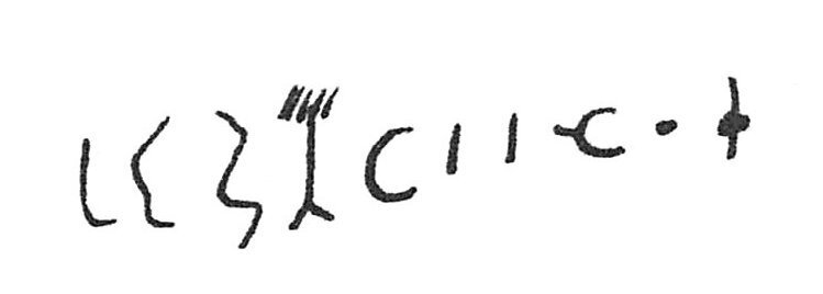 inscription of siglum C 1907