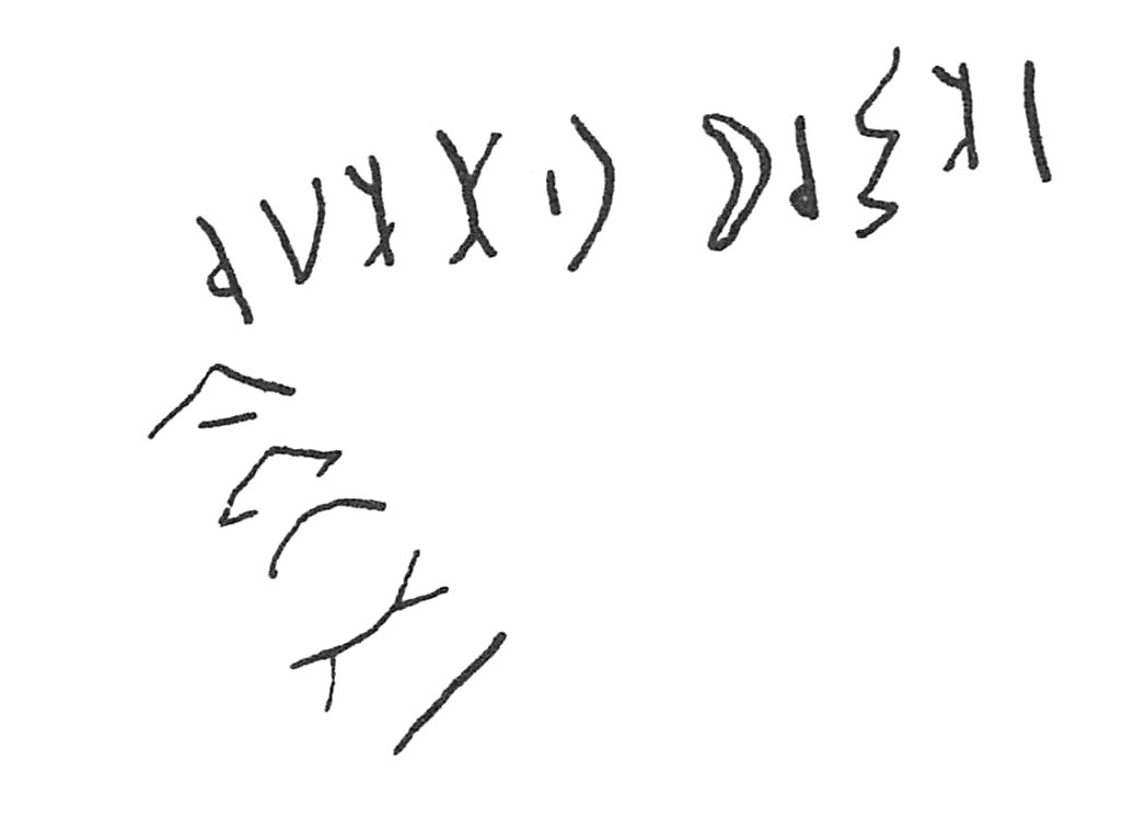 inscription of siglum C 1929