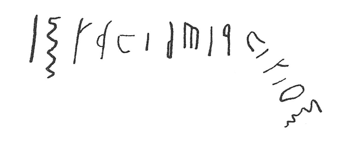 inscription of siglum C 1933