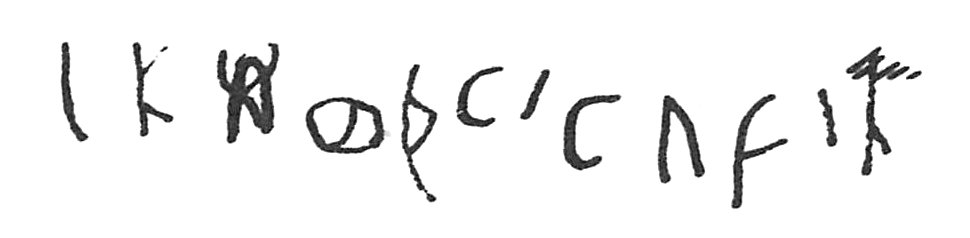 inscription of siglum C 1949