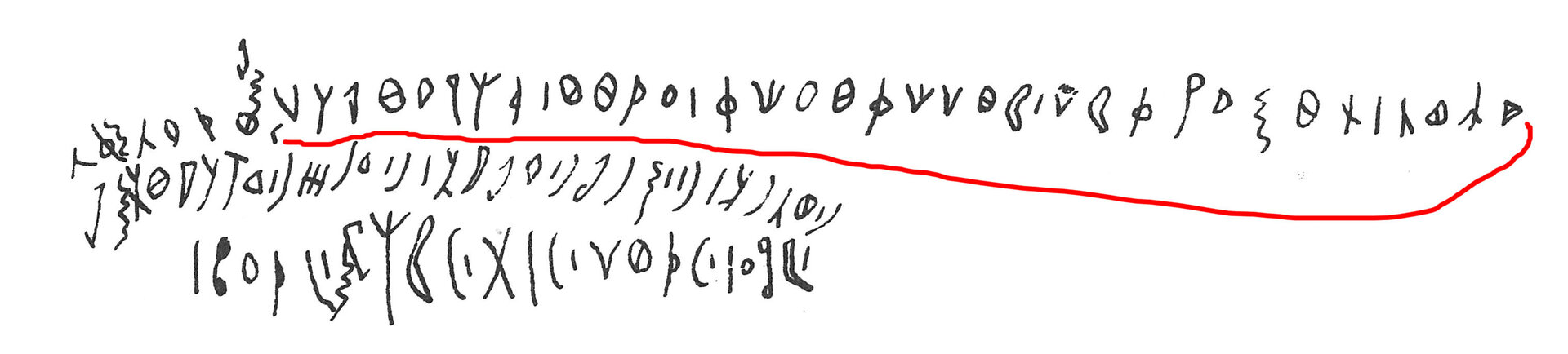 inscription of siglum C 1955