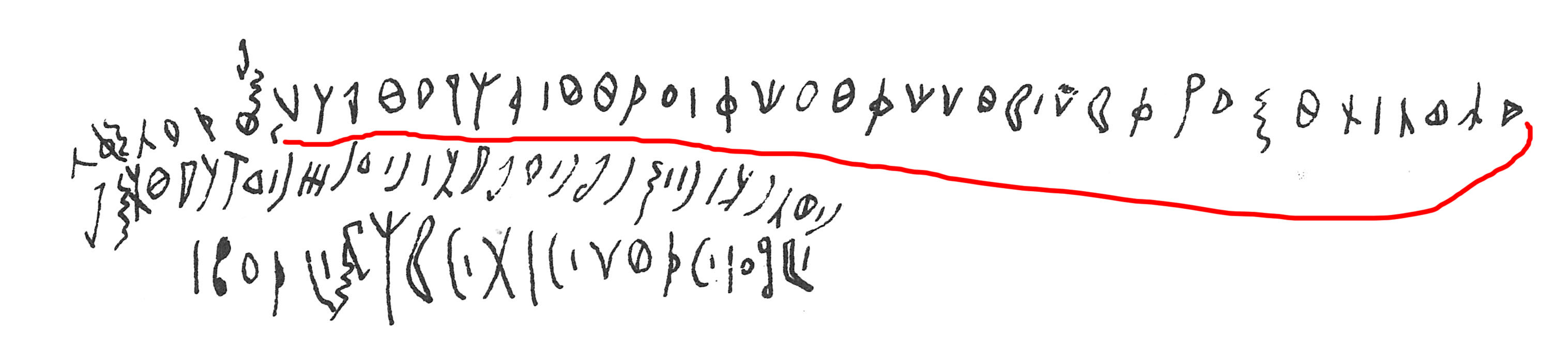 inscription of siglum C 1955