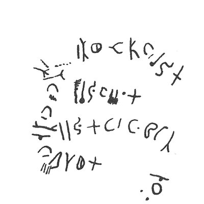 inscription of siglum C 1968
