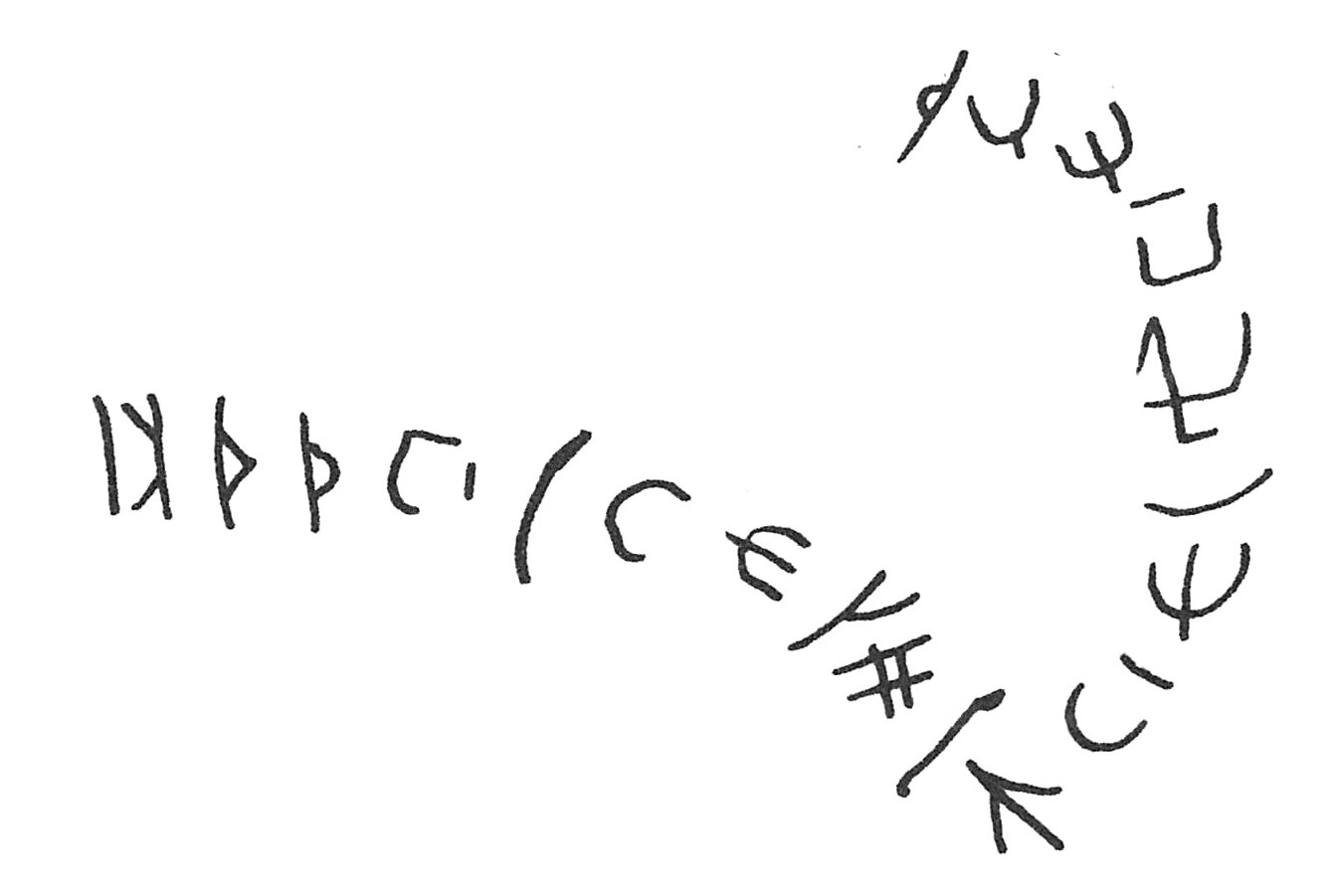 inscription of siglum C 1986