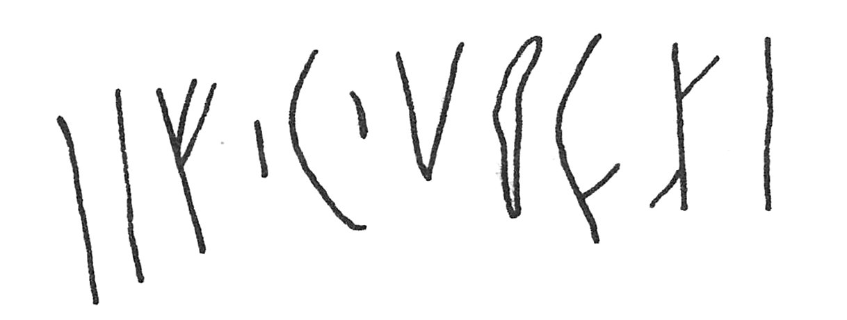 inscription of siglum C 1987