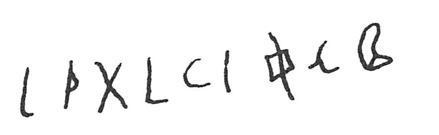 inscription of siglum C 1995