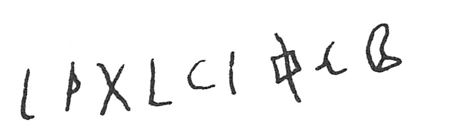 inscription of siglum C 1995