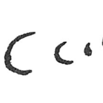 inscription of siglum C 1997
