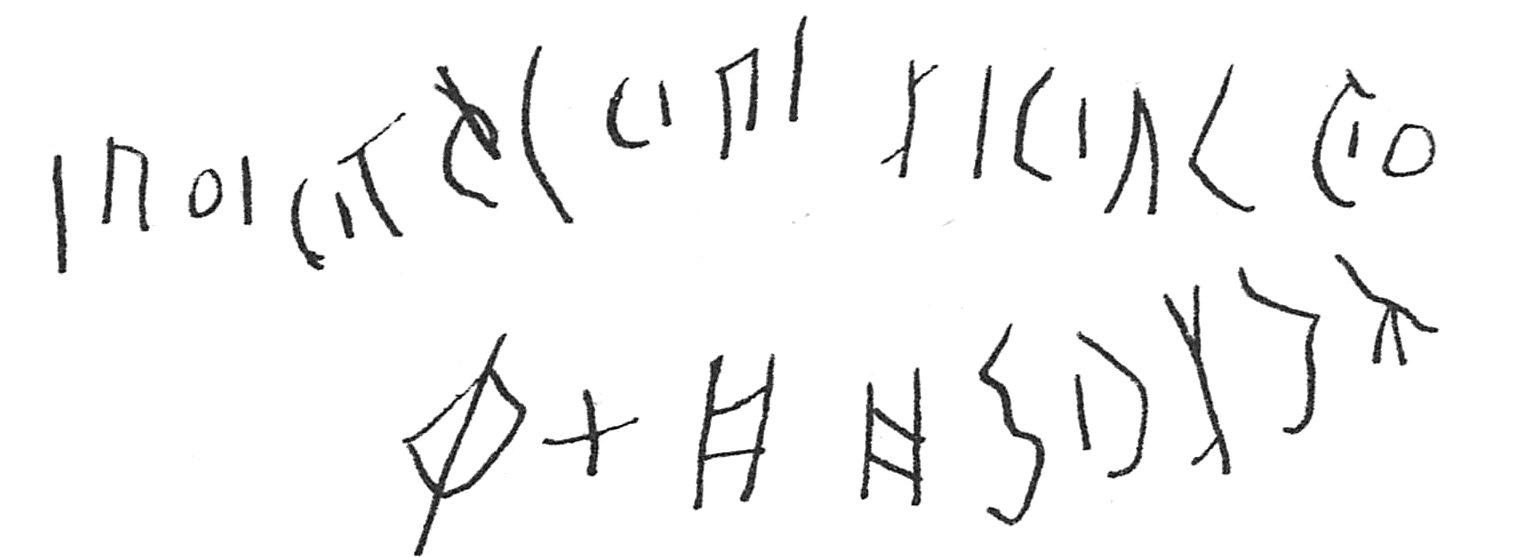 inscription of siglum C 2001