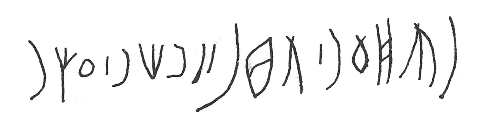 inscription of siglum C 2068