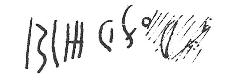 inscription of siglum C 214