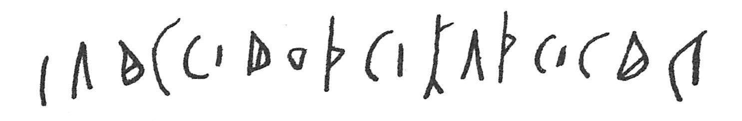 inscription of siglum C 215