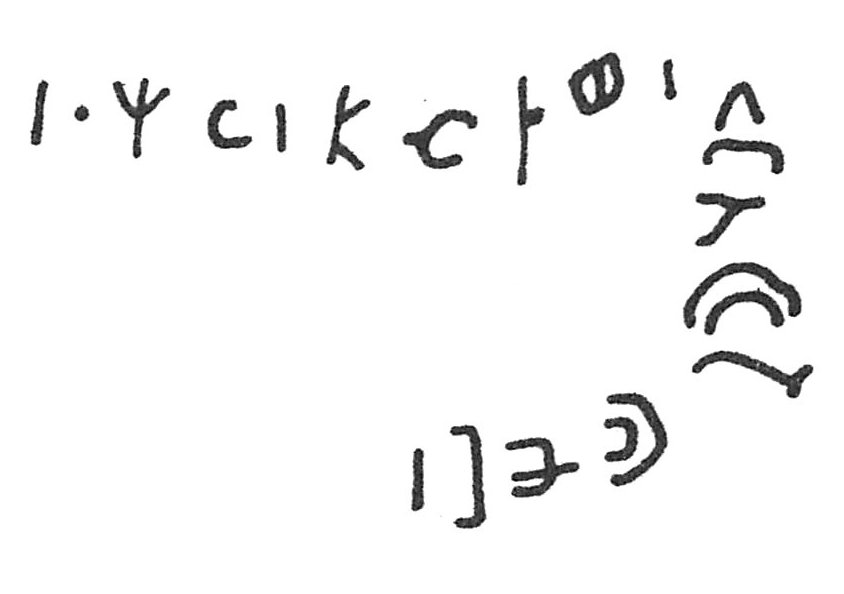 inscription of siglum C 216