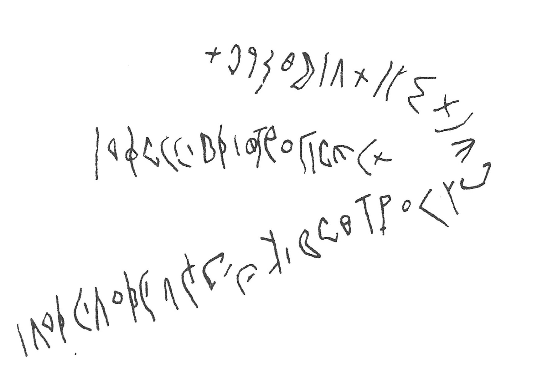 inscription of siglum C 2168
