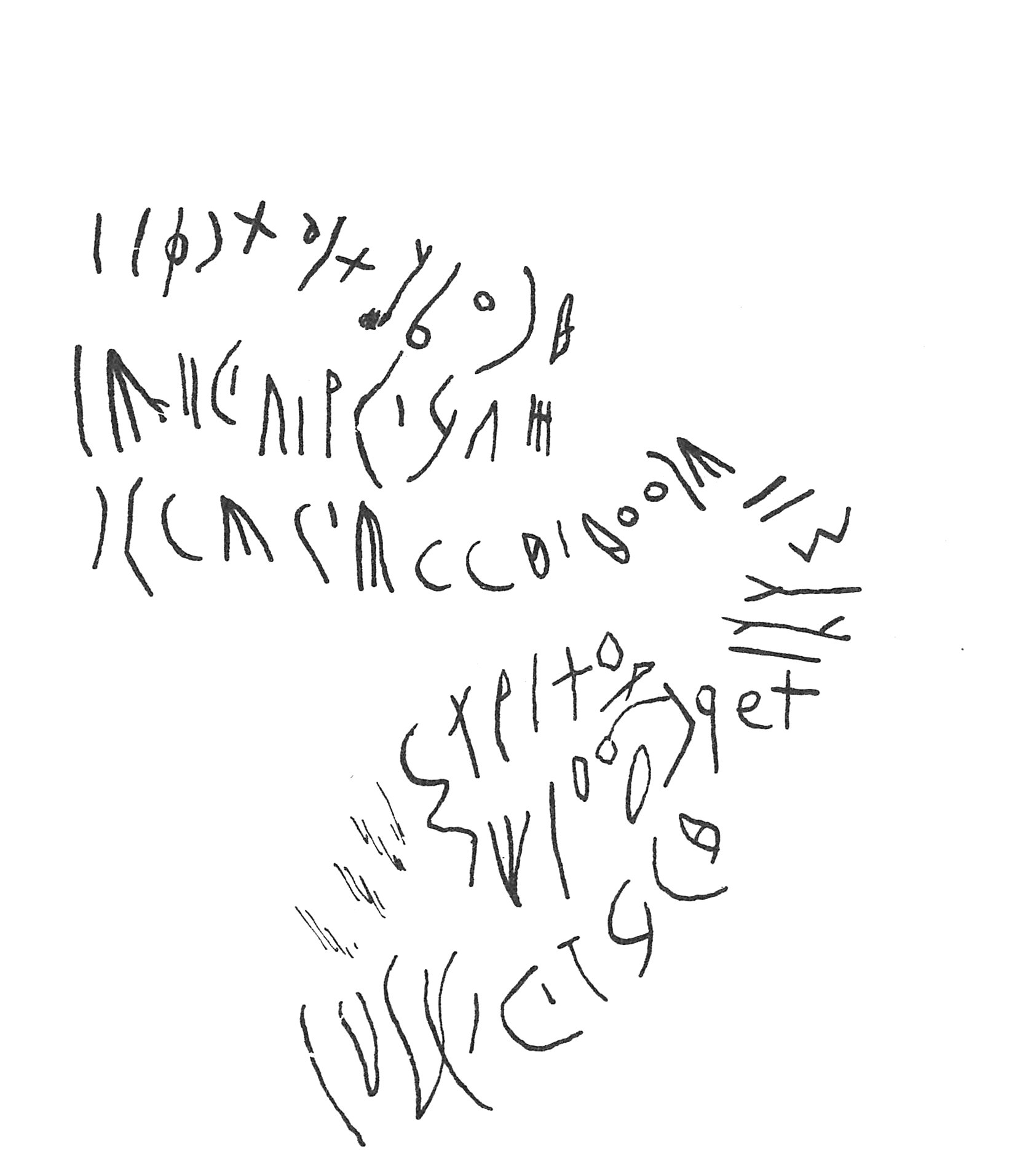 inscription of siglum C 2206